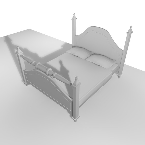 double bed 3ds - DOUBLE BED 3 by Carrara1